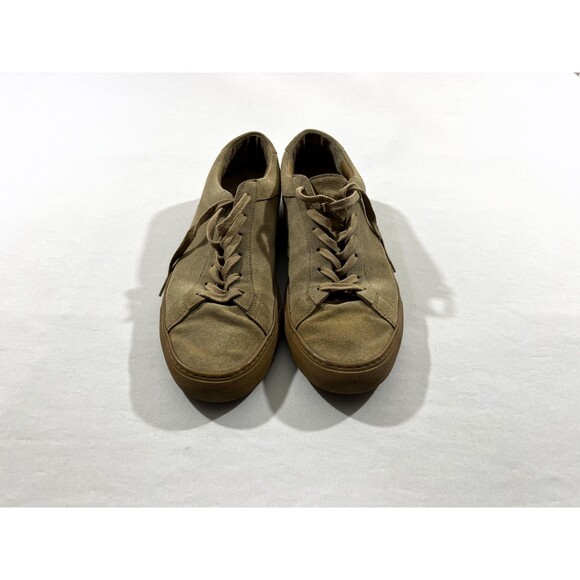 Koio Mens Capri Tonal Beige Tan Suede Leather Low Top Sneakers Shoes Sz 44 ITALY main image 5
